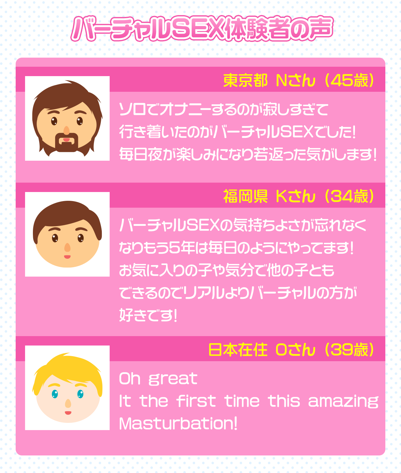体験者の声